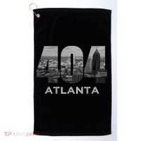 City Skyline Area Code 404 Downtown Atlanta Georgia Souvenir Golf Towel thumb 0