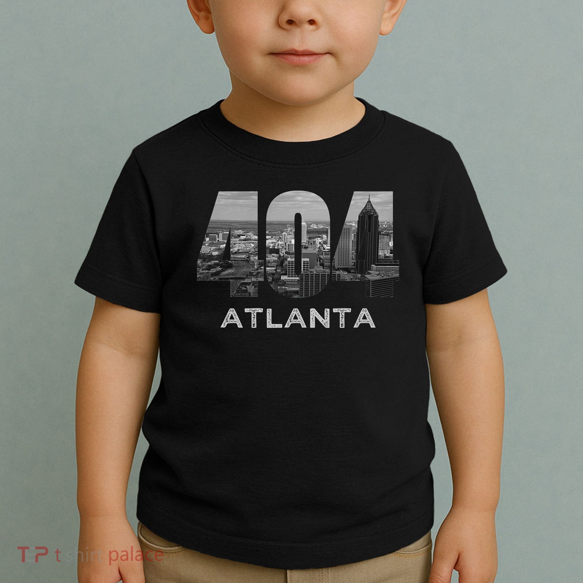 City Skyline Area Code 404 Downtown Atlanta Georgia Souvenir Toddler T-Shirt