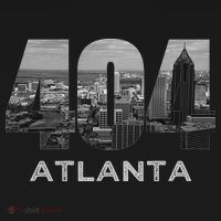 City Skyline Area Code 404 Downtown Atlanta Georgia Souvenir Women's Long Sleeve Shirt thumb 2