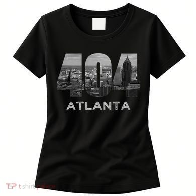 City Skyline Area Code 404 Downtown Atlanta Georgia Souvenir Women's T-Shirt