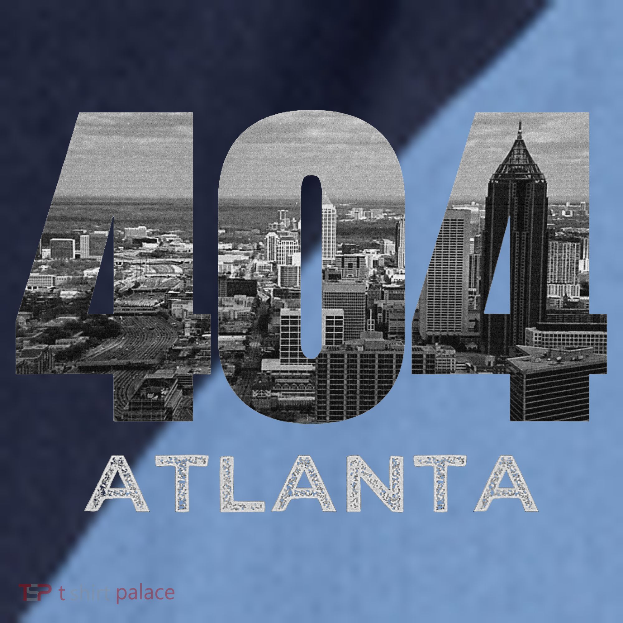 City Skyline Area Code 404 Downtown Atlanta Georgia Souvenir Raglan Baseball Sleeve Shirt