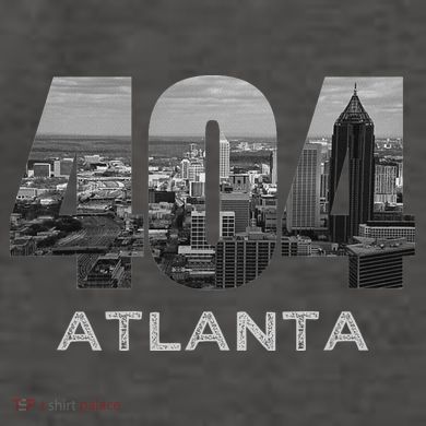 City Skyline Area Code 404 Downtown Atlanta Georgia Souvenir Vector Backpack