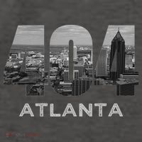 City Skyline Area Code 404 Downtown Atlanta Georgia Souvenir Vector Backpack thumb 2