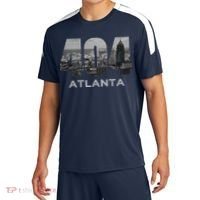 City Skyline Area Code 404 Downtown Atlanta Georgia Souvenir Sport-Tek Competitor United Soccer Jersey thumb 0