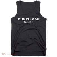 Christmas Slut Aesthetic Tank Top thumb 0