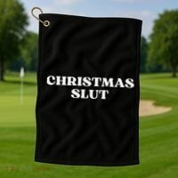 Christmas Slut Aesthetic Golf Towel thumb 1