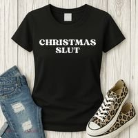 Christmas Slut Aesthetic Women's T-Shirt thumb 3