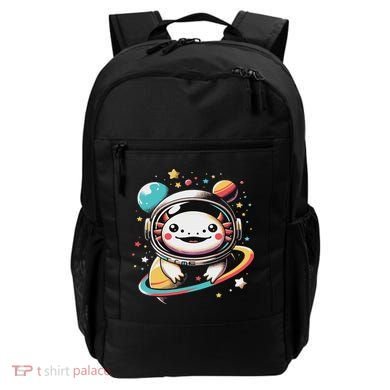 Cute Space Axolotl Kawaii Anime Space Backpack