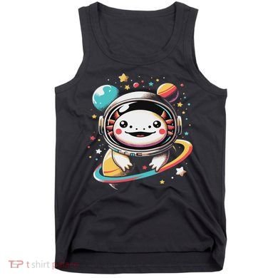 Cute Space Axolotl Kawaii Anime Space Tank Top