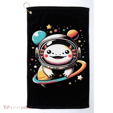 Cute Space Axolotl Kawaii Anime Space Golf Towel