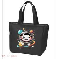 Cute Space Axolotl Kawaii Anime Space Tote Bag thumb 3