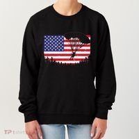 Cool Skydiving Art Wo Skydiver American Flag Skydive  Women's Sweatshirt thumb 0