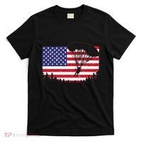 Cool Skydiving Art Wo Skydiver American Flag Skydive  T-Shirt thumb 0