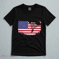 Cool Skydiving Art Wo Skydiver American Flag Skydive  T-Shirt thumb 5