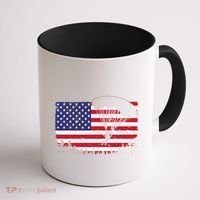 Cool Skydiving Art Wo Skydiver American Flag Skydive  Coffee Mug thumb 1