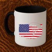 Cool Skydiving Art Wo Skydiver American Flag Skydive  Coffee Mug thumb 2
