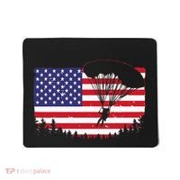 Cool Skydiving Art Wo Skydiver American Flag Skydive  Mousepad thumb 0
