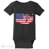 Cool Skydiving Art Wo Skydiver American Flag Skydive  Baby Bodysuit thumb 0