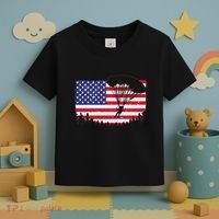 Cool Skydiving Art Wo Skydiver American Flag Skydive  Toddler T-Shirt thumb 3