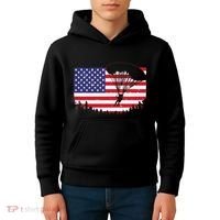 Cool Skydiving Art Wo Skydiver American Flag Skydive  Kids Hoodie thumb 4