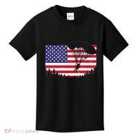 Cool Skydiving Art Wo Skydiver American Flag Skydive  Kids T-Shirt thumb 0