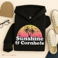 Cornhole Sunshine And Cornhole Hoodie thumb 4