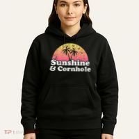 Cornhole Sunshine And Cornhole Hoodie thumb 5