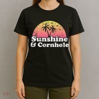 Cornhole Sunshine And Cornhole T-Shirt thumb 4