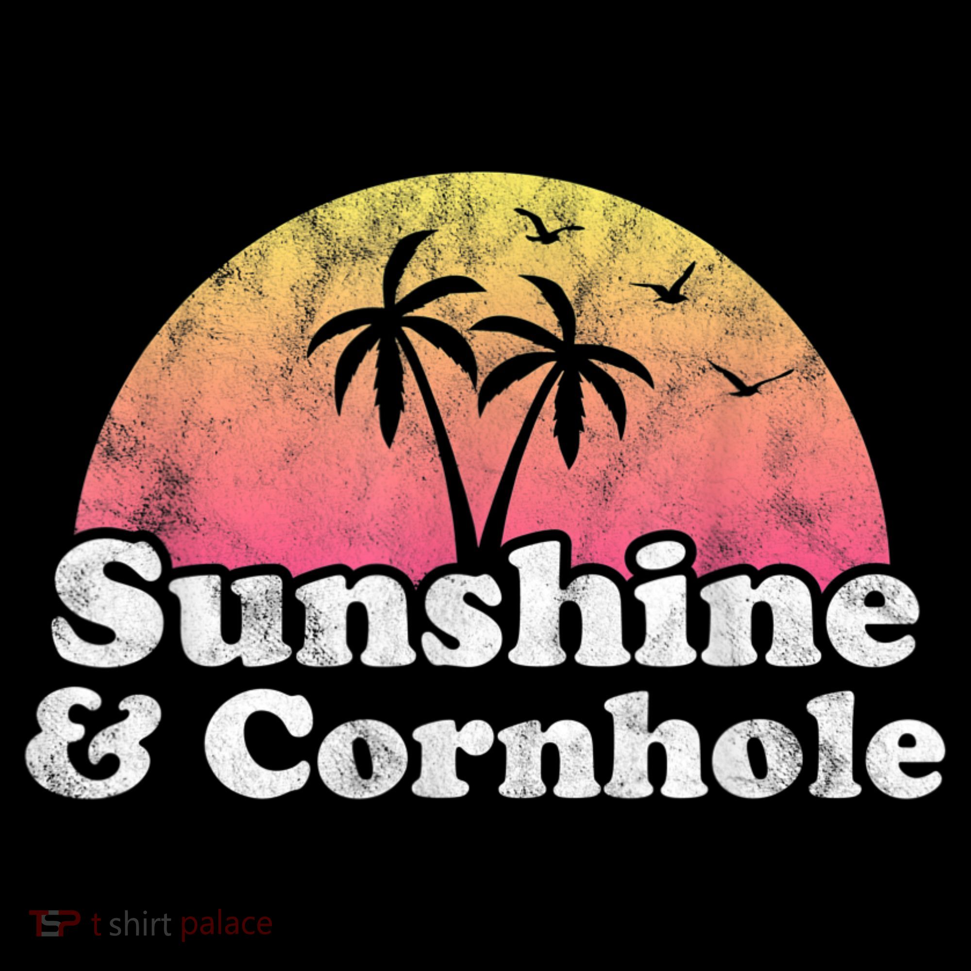 Cornhole Sunshine And Cornhole Coaster