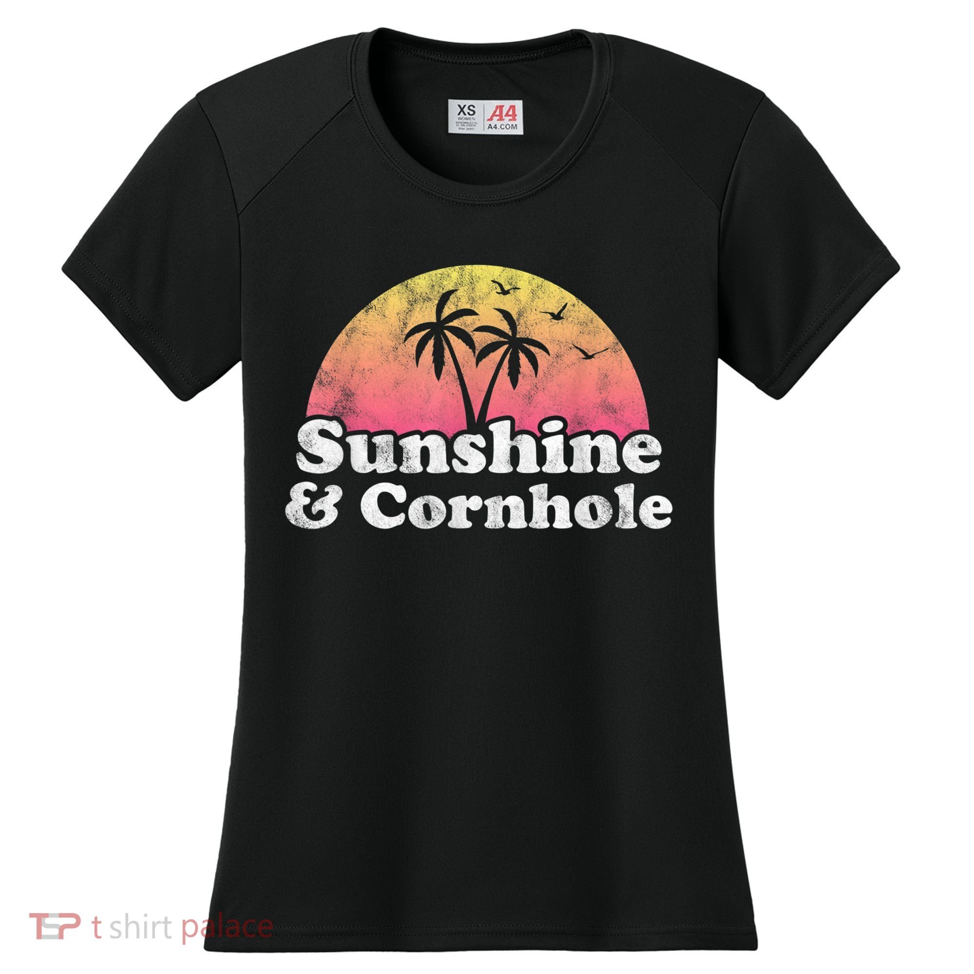 Cornhole Sunshine And Cornhole Women's Cooling Performance Crew T-Shirt