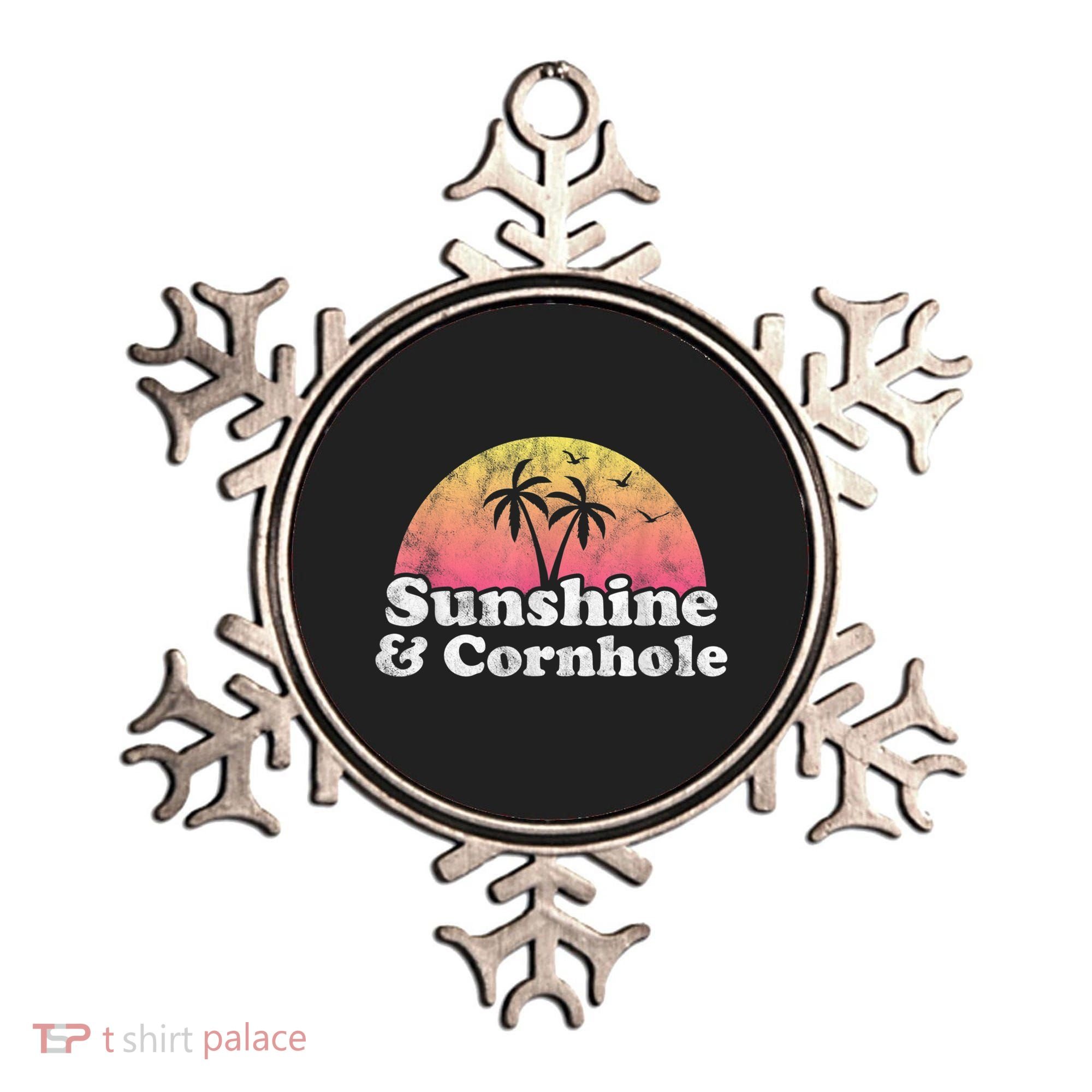 Cornhole Sunshine And Cornhole Ornament