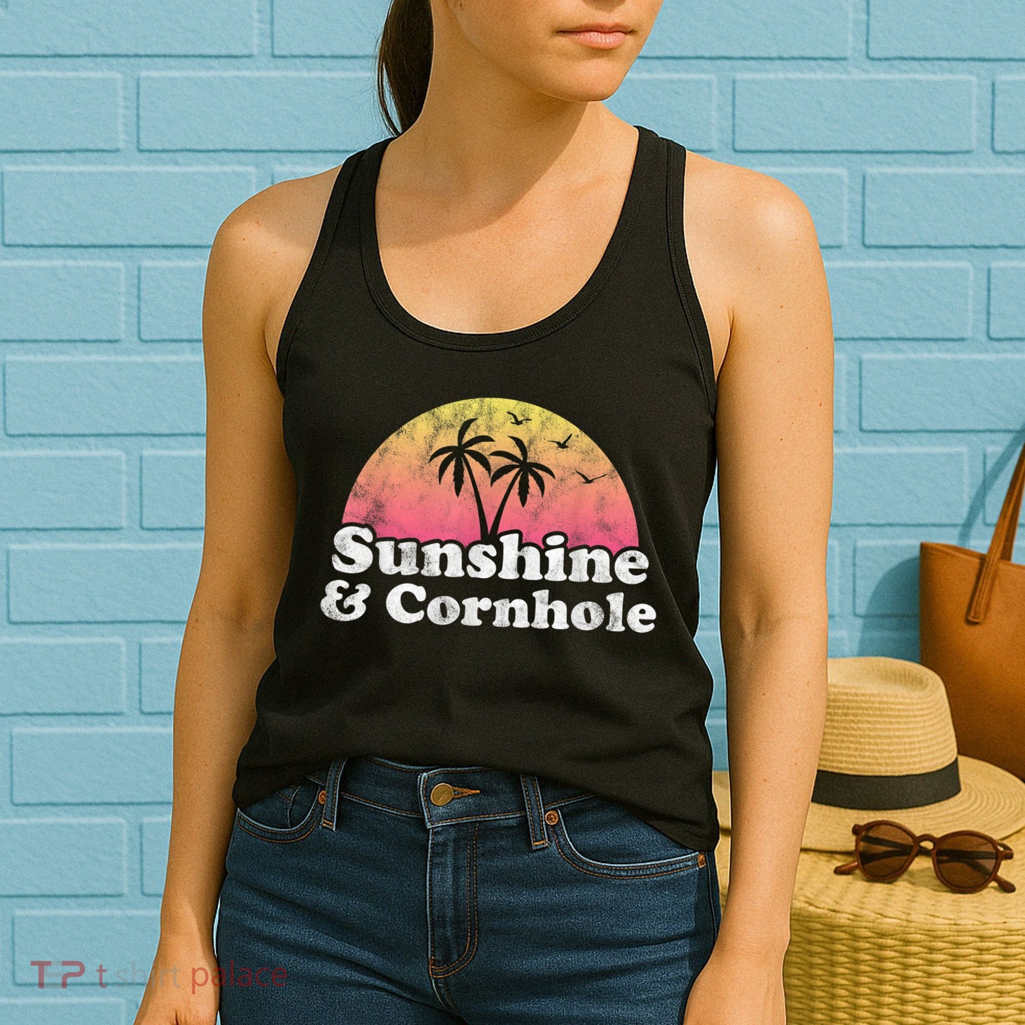 Cornhole Sunshine And Cornhole Women's Tank Top