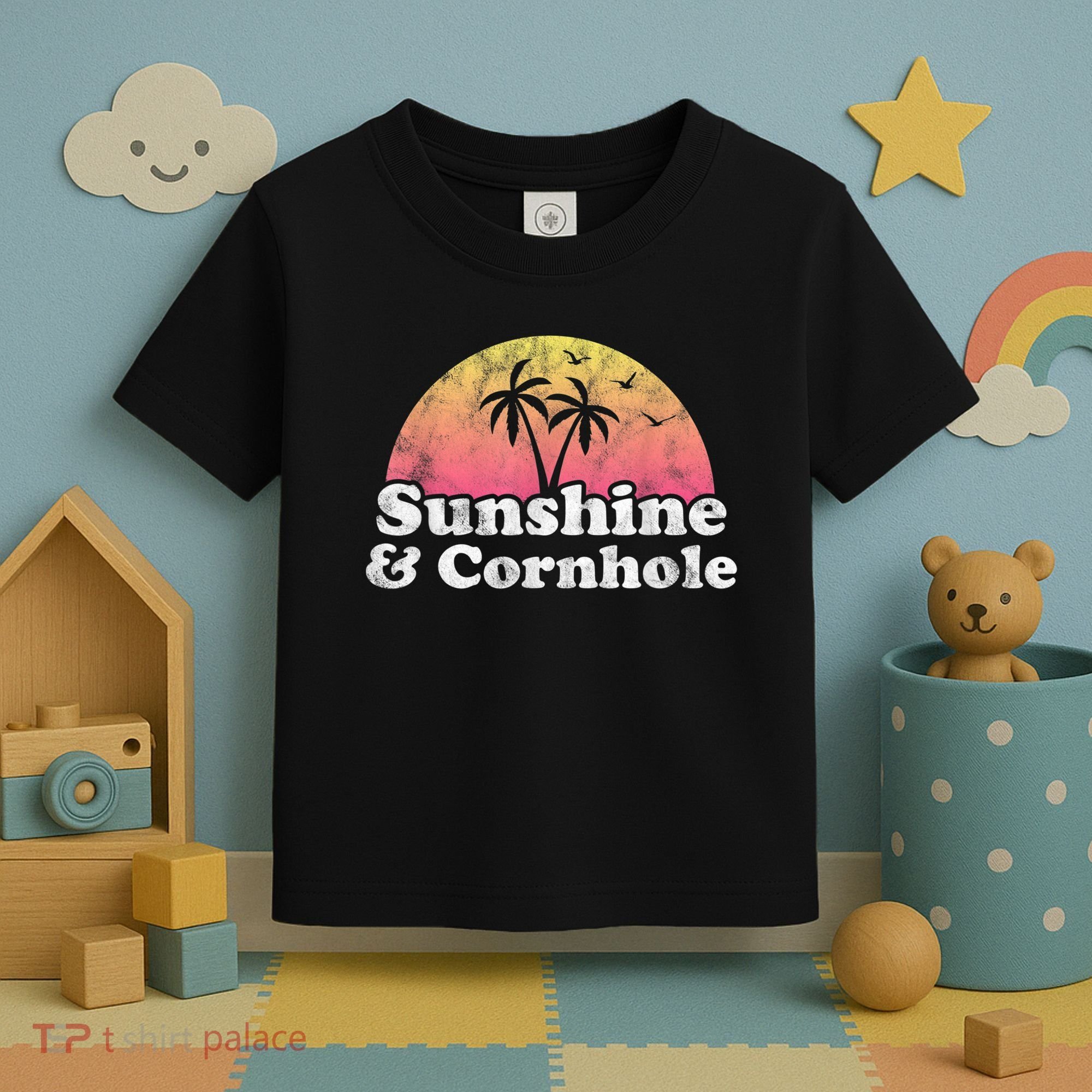 Cornhole Sunshine And Cornhole Toddler T-Shirt