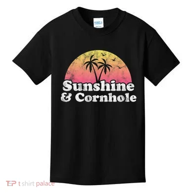 Cornhole Sunshine And Cornhole Kids T-Shirt