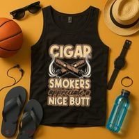 Cigar Smokers Appreciate A Nice Butt Tank Top thumb 4