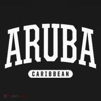 College Style Aruba Caribbean Souvenir Doggie Tank thumb 4