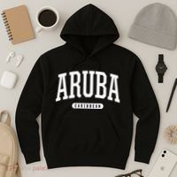 College Style Aruba Caribbean Souvenir Hoodie thumb 3