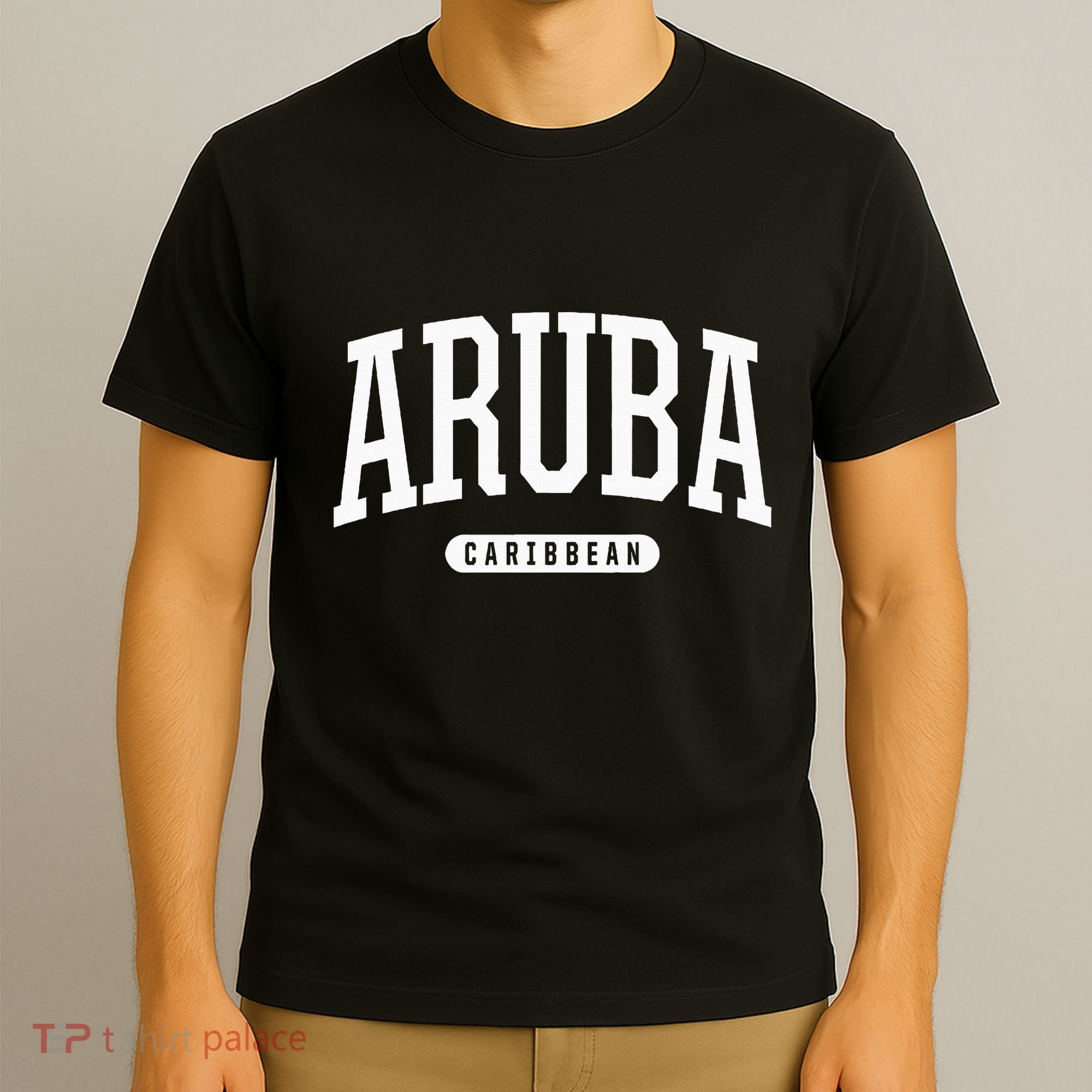 College Style Aruba Caribbean Souvenir T-Shirt