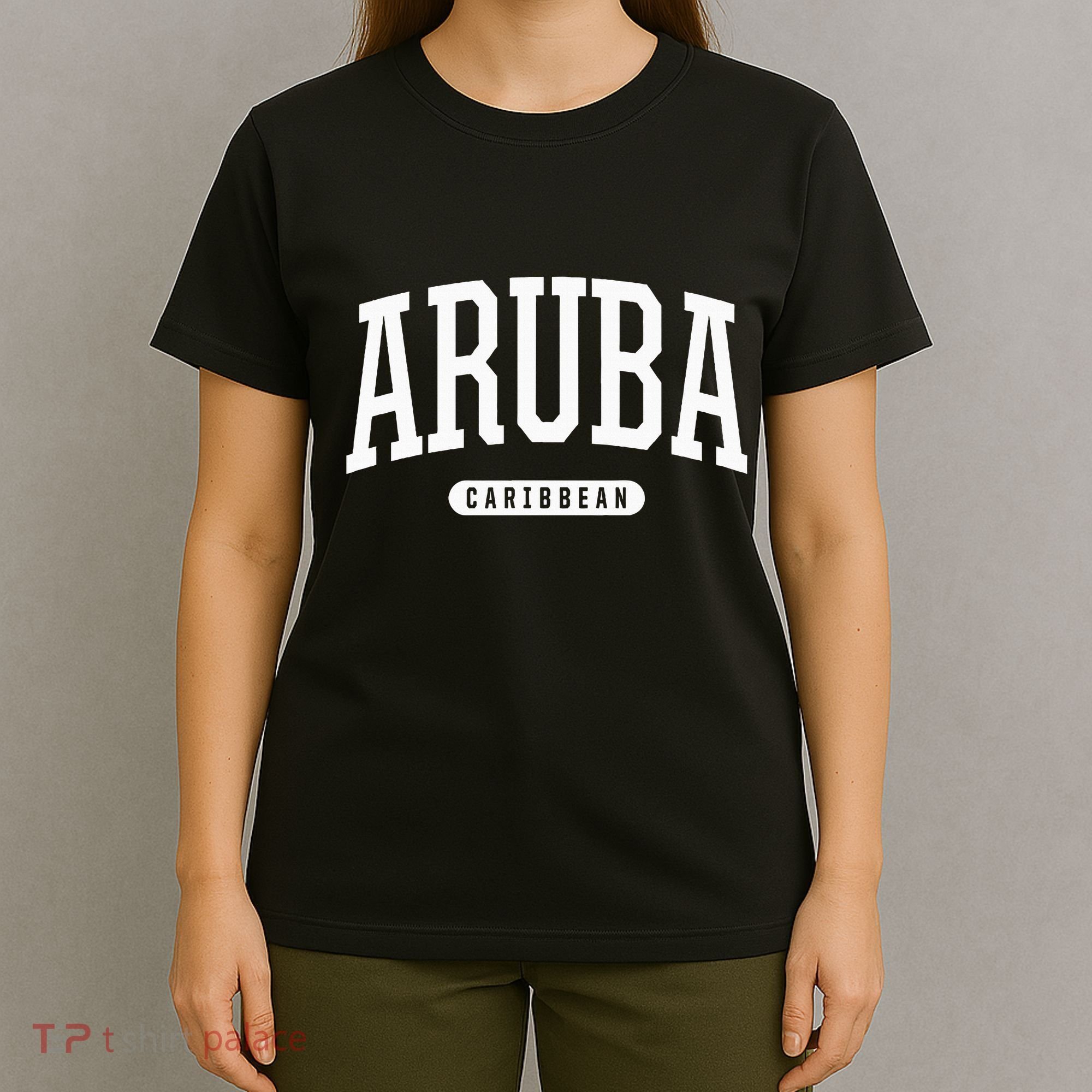College Style Aruba Caribbean Souvenir T-Shirt