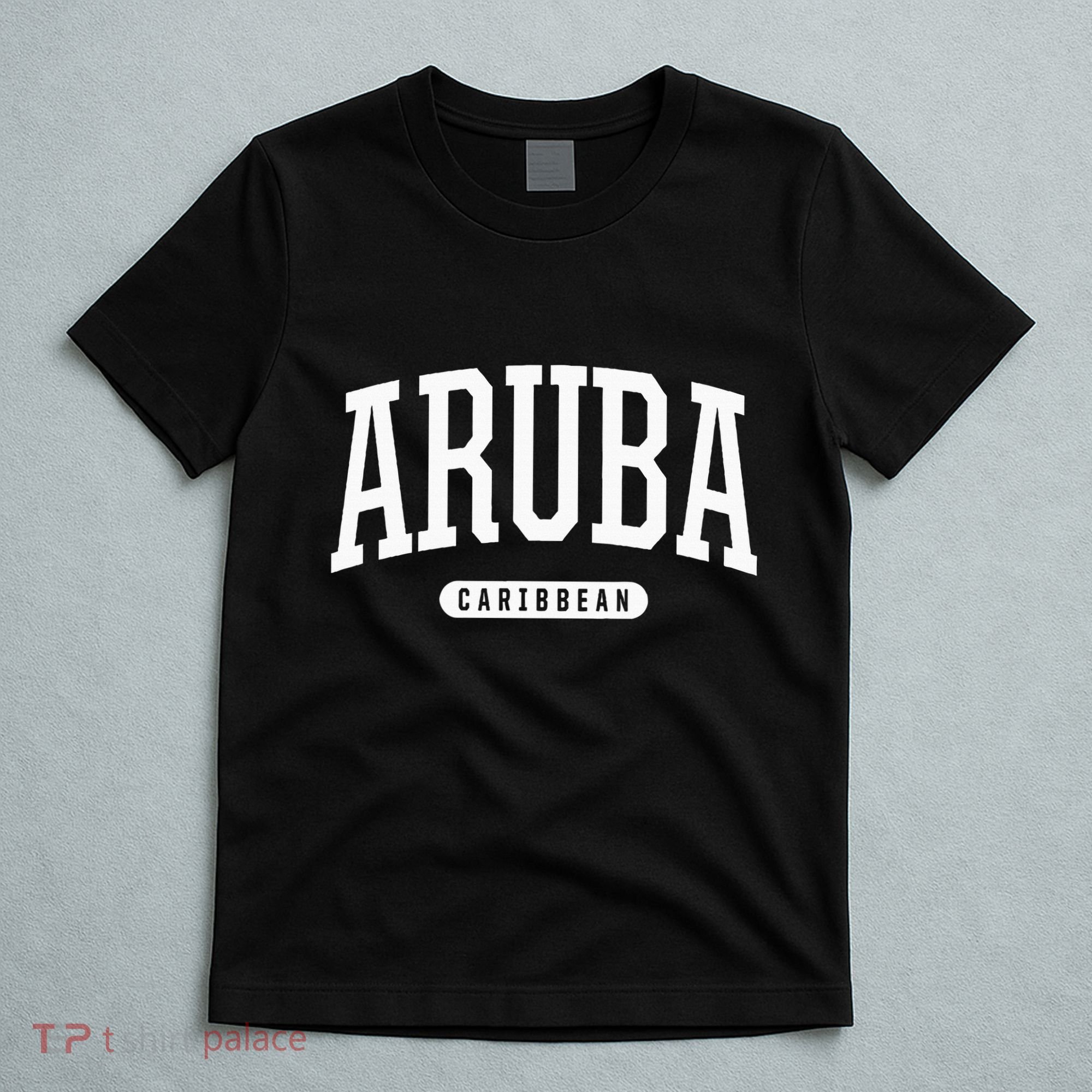 College Style Aruba Caribbean Souvenir T-Shirt