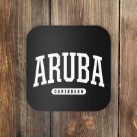 College Style Aruba Caribbean Souvenir Coaster thumb 0