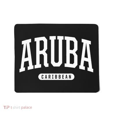 College Style Aruba Caribbean Souvenir Mousepad