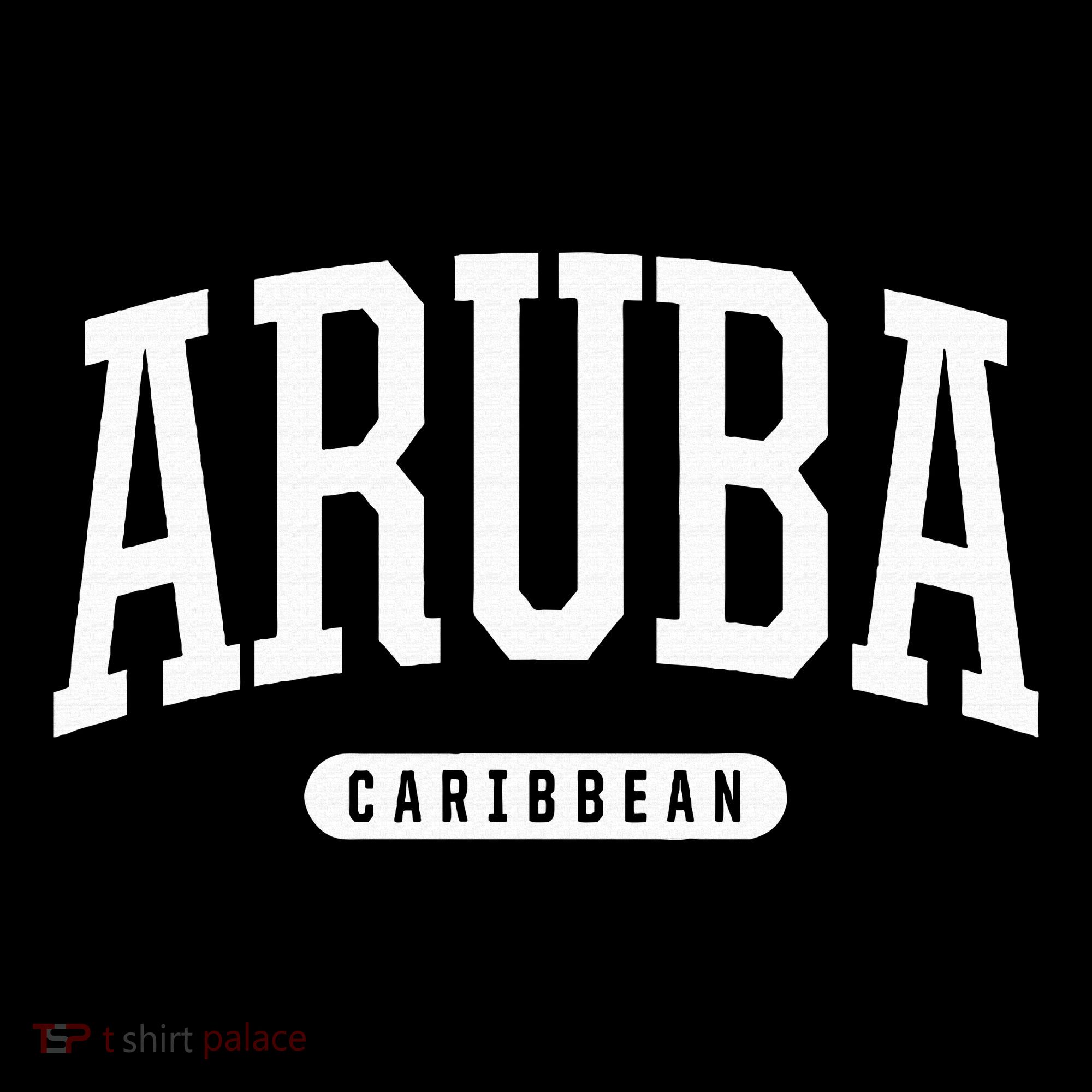 College Style Aruba Caribbean Souvenir Ornament