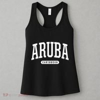 College Style Aruba Caribbean Souvenir Women's Tank Top thumb 3