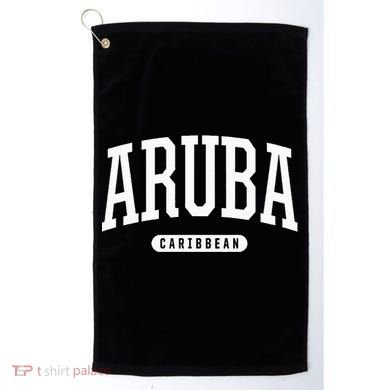 College Style Aruba Caribbean Souvenir Golf Towel