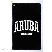 College Style Aruba Caribbean Souvenir Golf Towel thumb 0