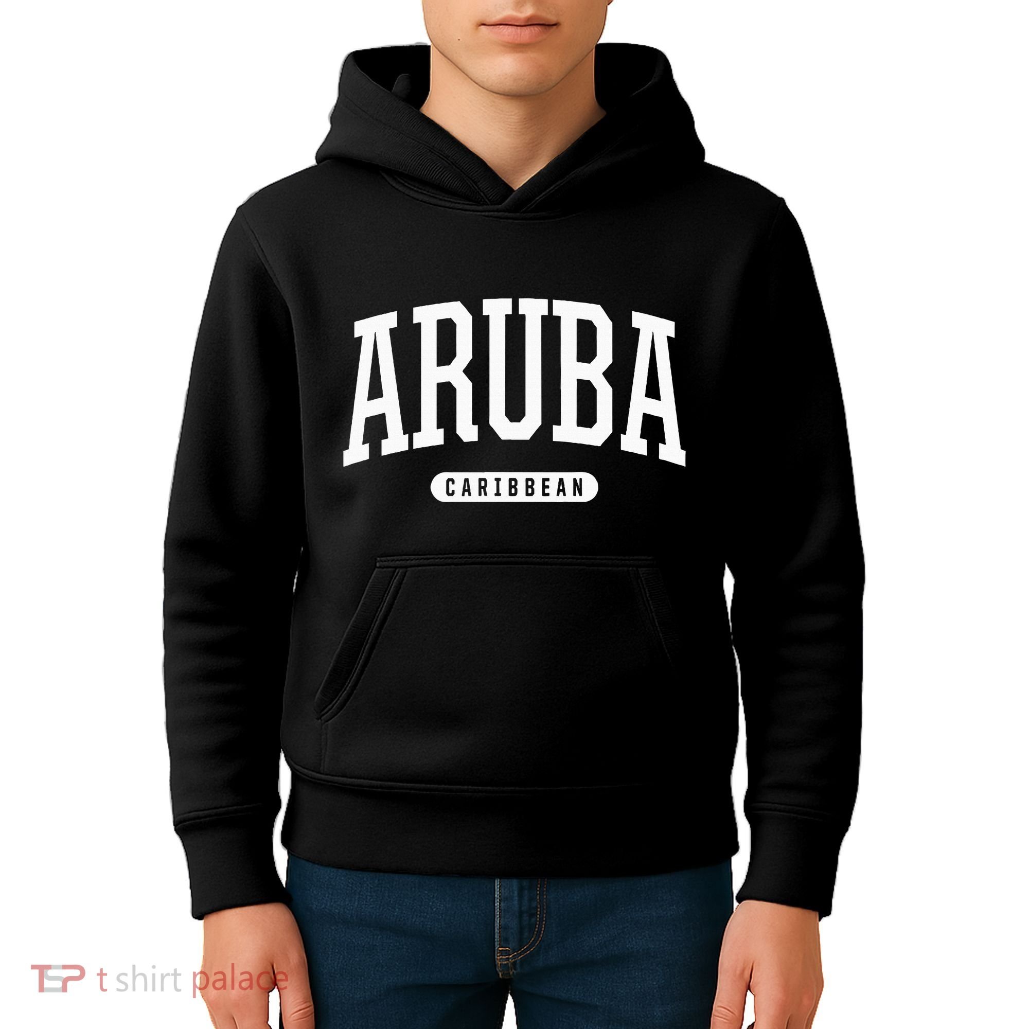 College Style Aruba Caribbean Souvenir Kids Hoodie