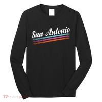 Classic San Antonio Throwback Retro Sports Fan Long Sleeve Shirt thumb 0