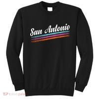 Classic San Antonio Throwback Retro Sports Fan Sweatshirt thumb 0