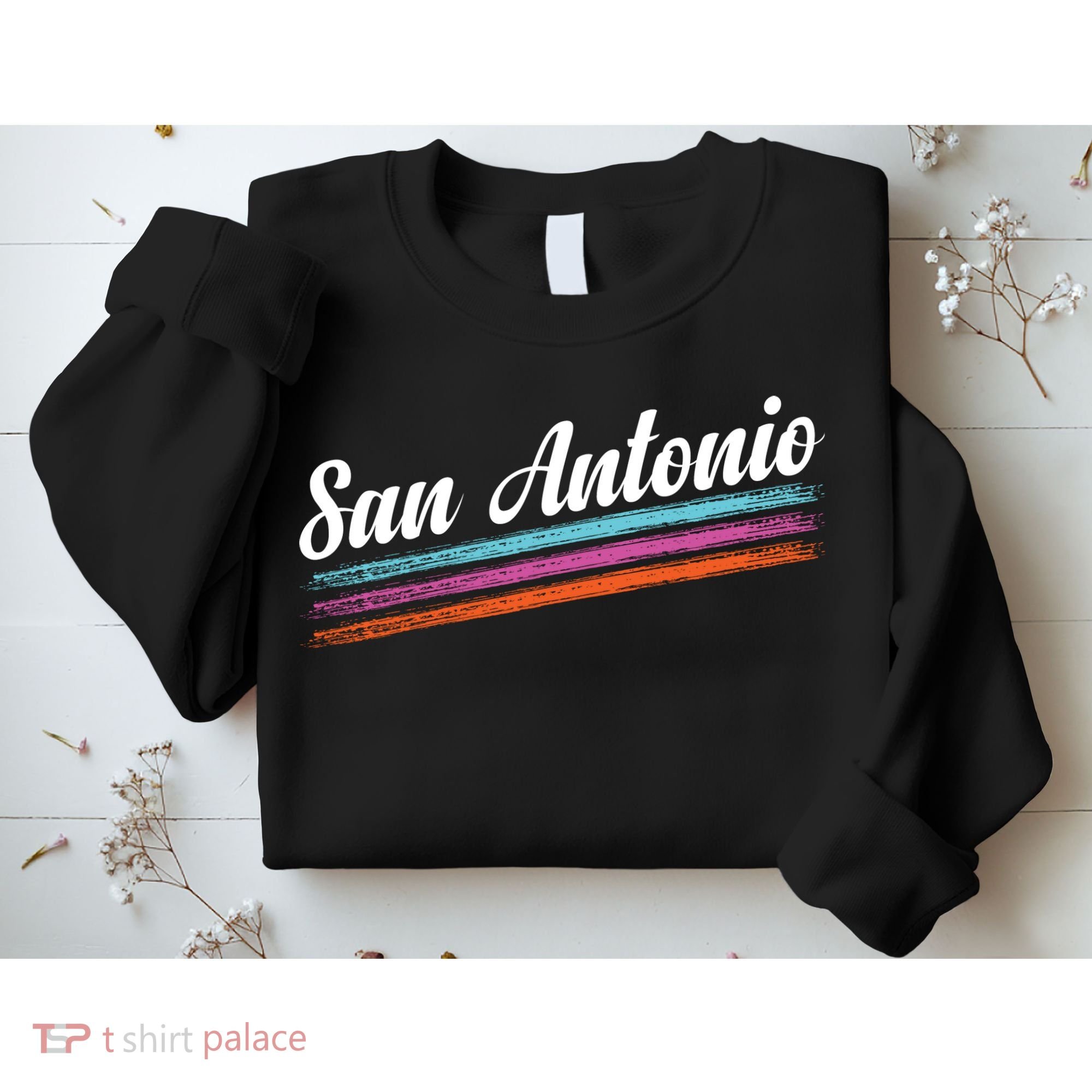 Classic San Antonio Throwback Retro Sports Fan Sweatshirt